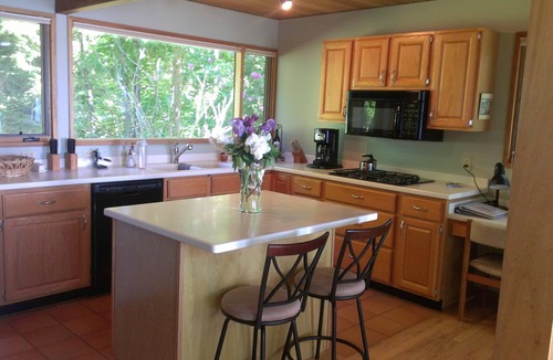 Suttons Bay House | Private Lakefront Suttons Bay Home with Hot Tub, Newly Renovated Beach and A/C!