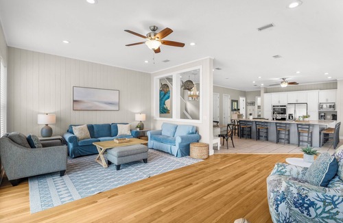Crystal Beach House | Private Pool - Golf Cart - Gulf Views - Beach Chair Service - Steps to Beach