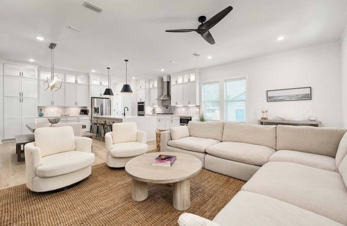 Gulfview Heights House | Private Pool, LSV/Golf Cart, BRAND NEW! 4 Kings, Sleeps 20+! Walk to Beach in Blue Mountain!