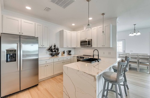 Panama City House | Private Swim Spa! Waterfront Watson Bayou Getaway