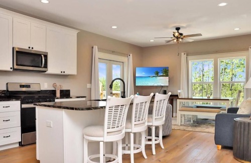 Indian Pass House | Purple Haze, Walk to Beach, Sunset Views, Fire Pit, Fenced Yard for Dogs