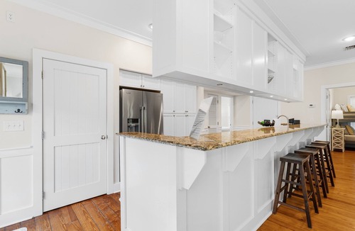 Seacrest Cottage | Quick walk to the beach access & pool. Beach gear in shed!