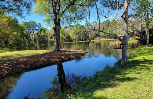 Ashburn House | Ranch Style Cypress House with a View and Catch-N-Release Fishing