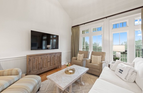 Beach District Condo | Retreat in WaterColor – Walk to Beach, Town Center, and Beach Club