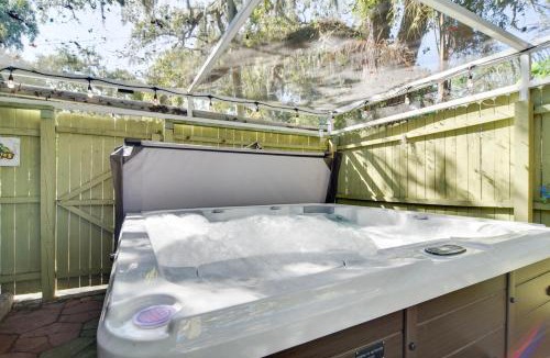 New Port Richey House | Riverfront Getaway w/Hot Tub & Game Room!
