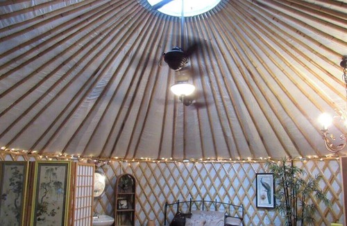 Claxton Cabin | Rustic Luxury: Riverfront Yurt Glamping in Claxton, Georgia