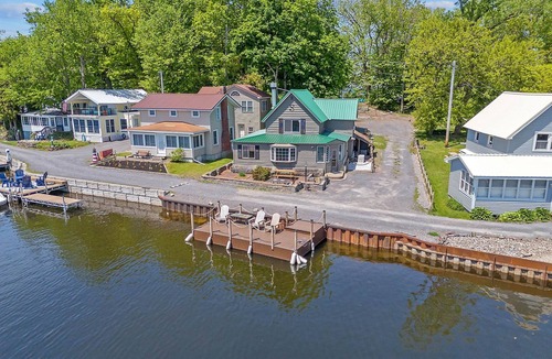 Port Ontario House | Rustic Riverside Charm and Exclusive Fishing Access!