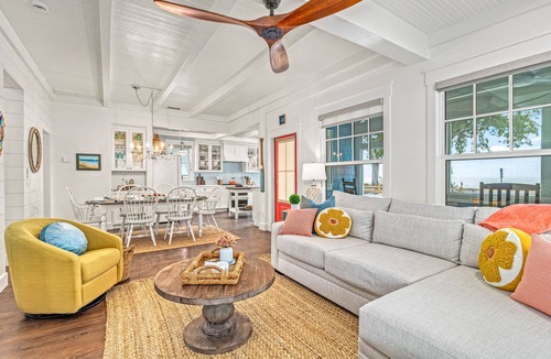 Anna Maria House | Salty Sister: Stunning Beachfront Vacation Home with Heated Pool, Steps from Anna Maria Island Beach
