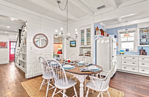 Anna Maria House | Salty Sister: Stunning Beachfront Vacation Home with Heated Pool, Steps from Anna Maria Island Beach