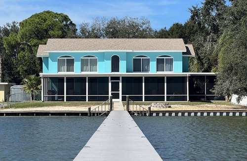 Placid Lakes House | Sawtooth Hawk Beach W/Dock on Beautiful Lake Placid Rent just one side or both