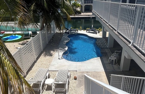 Summerland Key House | Sea Glass House of Summerland Key! Pool, 70 feet of Seawall, deep water canal!