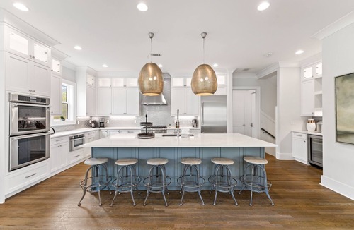 Seacrest House | Seacrest Beach House, Pool, LSV, Outdoor Kitchen, Fire Pit, 5 Bikes, Across from