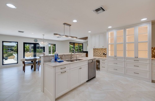 Shell Harbor Villa | Seas the Day - A Stunning Waterfront Villa on Sanibel's East End, Boat Dock with Lift