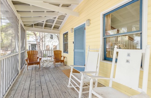 Seaside House | Seaside "Tight Lines" |2BR | Sleeps 4-5 | 2 Bikes | Screened Porch | Pools