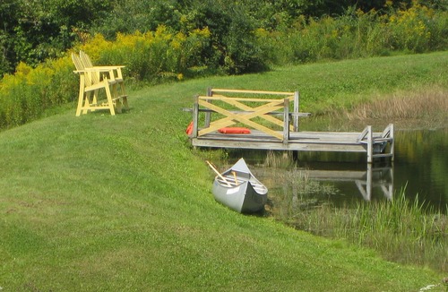 Hartwick Cabin | Secluded Cabin Nestled In The Trees Overlooking Fishing & Canoe Pond