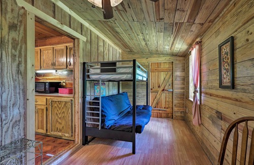 Neely Cottage | Secluded Cabin w/Pond ~ 37 Mi to Gulf Coast!