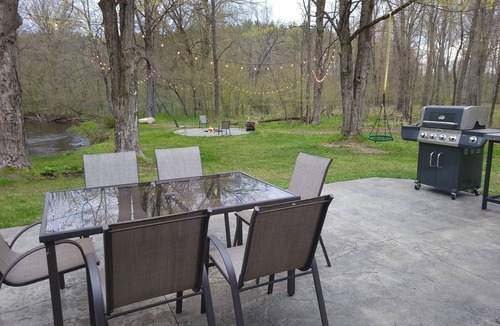 Barryton Cottage | Secluded Riverfront Cottage on the Chippewa with all the Modern Amenities
