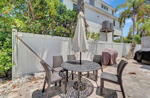 Ilexhurst Apartment | Serene oceanfront suite with Gulf view, grill, patio, central AC, & WD