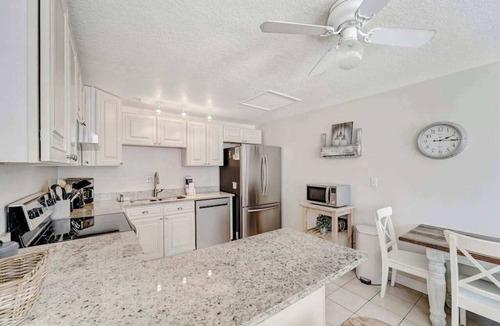 Ilexhurst Apartment | Serene oceanfront suite with Gulf view, grill, patio, central AC, & WD