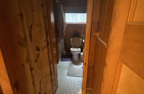 Barryville Cabin | Serene Waterfront Log Cabin on 1 Wooded Acre with NEW REDUCED RATES FOR 2024!
