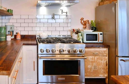Perry House | Sleep in a barn while enjoying the luxury accommodations and friendly farm animals on property!