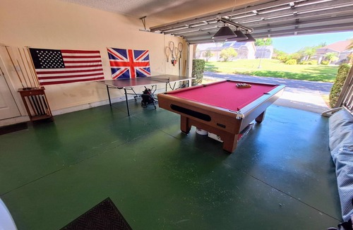 Orange Tree Villa | South facing four bedroom home, solar heated private pool, spa and games room.