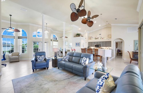 Pelican Villa | South Facing Luxury with Gulf Access, Pool & Dock