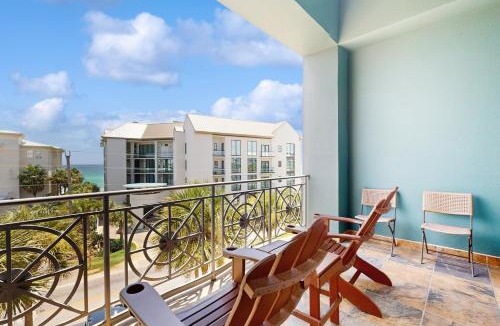 Gulf Place Apartment | Spacious condo with large living area private balcony & shared pool