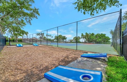 Ruskin Apartment | Spot Dolphins! Balcony & Heated Pool, Hot Tub!