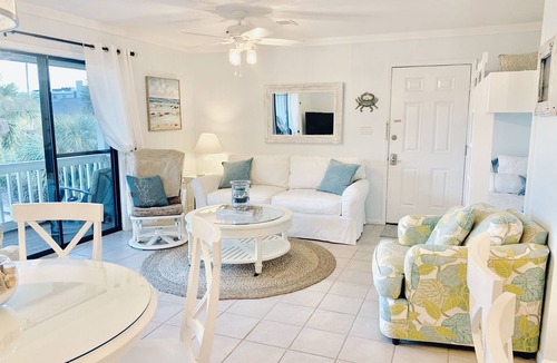 Seagrove Beach Condo | Steps to 30A & beach with all the comfort of home including a washer & dryer!