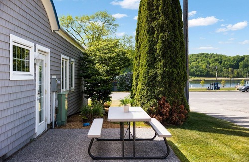 Frankfort Apartment | Studio Apartment on Main Street across from Betsie Bay public marina and park