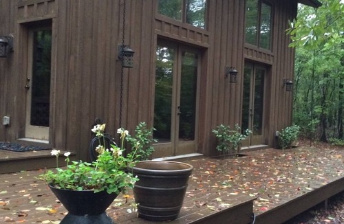 Aiken Cottage | Stunning and private mid-century modern inspired cottage nestled in the woods.