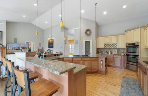 Clarklake House | Stunning lake access home, steps from Clarklake with dock slip and marina access