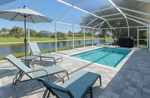 Long Meadow House | Stunning Modern New Construction Home w/Pool, Canal Views, & BBQ
