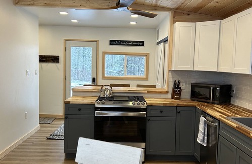 Rudyard Cabin | Stunning Remodeled Cabin Near Snowmobile/ORV Trails w/Firepit Retreat