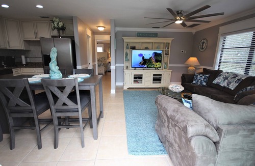 Fort Myers Beach Apartment | Stylish + Modern 2 bedroom, 2 bath. The 'Mermaid Suite'. One block to the beach