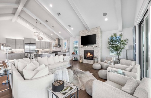Grayton Beach House | Sugar Magnolia: Close to beach in Grayton w/Pool! 4 Kings + 6 Bunks; sleeps 14