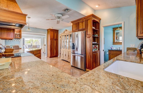Sugarloaf Shores House | Sugarloaf Bay Retreat: Tropical Canal Front 3BR Home, Private Pool, Open Water Views & Boat Dockage!