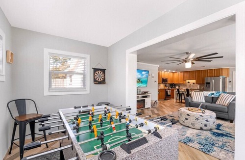 Disston Heights House | Sun Oasis | Game Room, Pool, Fire Pit | Near Beach