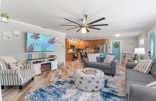 Disston Heights House | Sun Oasis | Game Room, Pool, Fire Pit | Near Beach