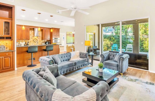 Clearwater House | Sunny Groove Oasis: Heated Pool, Playset @Clearwater