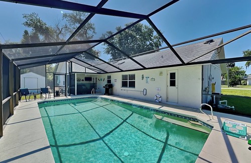 Port Orange House | Sunny Palms Getaway | Pool + Outdoor Game & Pool Table!