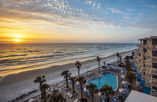 Daytona Beach Shores Hotel | Sunset Double | The Shores | Sunset nights, firepits | 2 Units