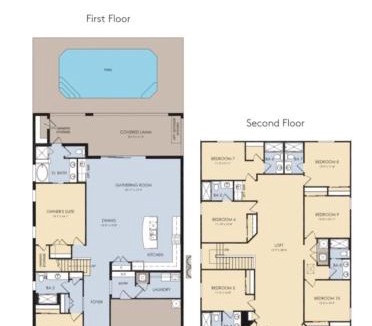 Davenport Villa | Sunset On The Hill Huge 10 Bedroom Private Pool! villa