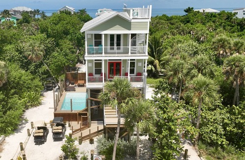 North Captiva House | Swim-up Tiki Bar, Pool, Hot Tub, Elevator, 4 Decks