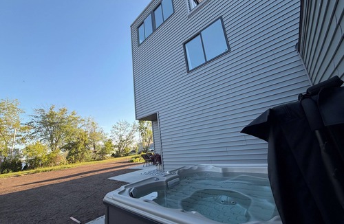 Spring Lake House | The Blue Haven House- Roof top deck overlooking the water