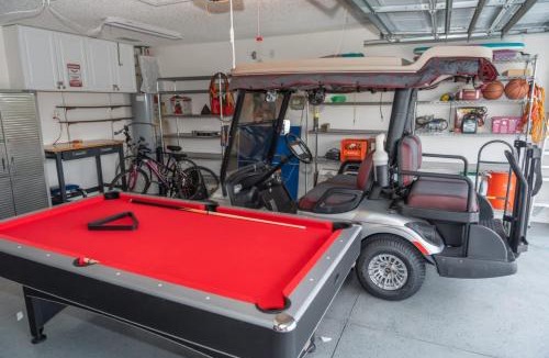 Tall Trees House | The Caddy Shack Heated Pool 4 seater golf cart
