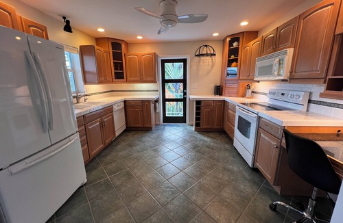 Breezeswept Beach Estates House | Tropical Charm ~ Lower Keys Waterfront Gem with Dock & 9,000' Lot
