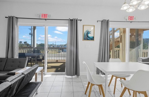 Crescent Beach Apartment | Villa Del Mare Unit 4, 2nd floor 2 bedrooms, 2 bath Ocean View.