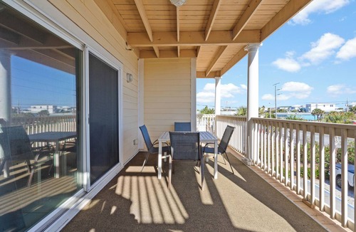 Crescent Beach Apartment | Villa Del Mare Unit 4, 2nd floor 2 bedrooms, 2 bath Ocean View.